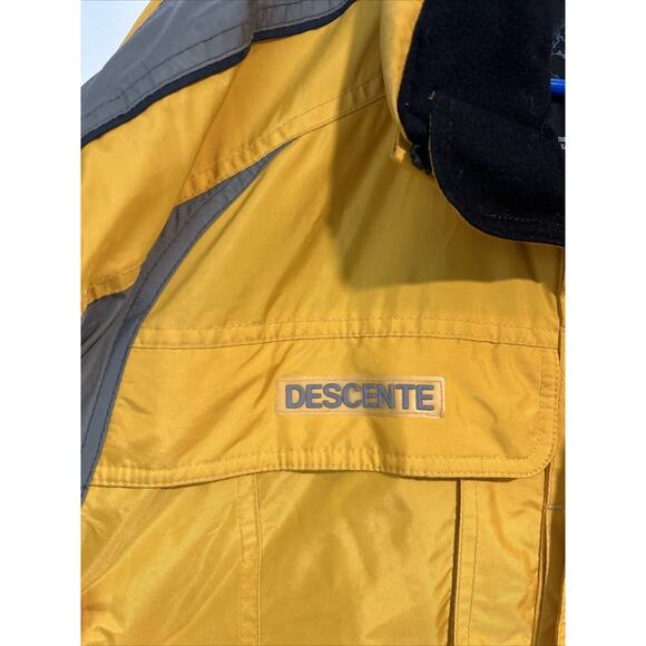 Descente Men's Yellow Blue Ski Snowboard Jacket - Size M - Picture 4 of 7